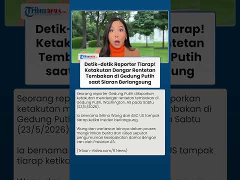 Geger Tembakan di Gedung Putih, Jurnalis Spontan Tiarap Ketakutan saat Siaran Berlangsung thumbnail