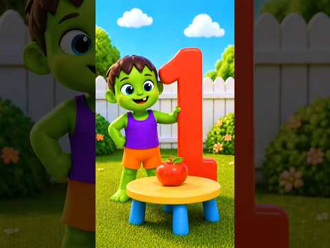 Learn Numbers 1–4 with Brocco and Camila! 🍎🍌🍓🍊 | Fun Kids Song by Doggy Doggy Cartoons thumbnail
