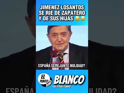 JIMENEZ LOSANTOS SE RIE DE ZAPATERO Y SUS HIJAS #shorts #vox #abascal #zapatero #plusultra #esradio thumbnail