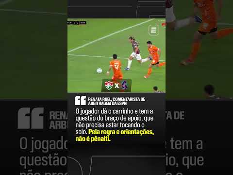 RENATA RUEL ANALISA PÊNALTI NO JOGO DO FLUMINENSE! #shorts thumbnail