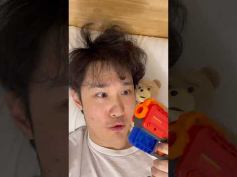 Father gives baby the American toy thumbnail