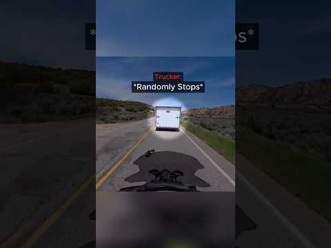 When a Trucker Reversed Into a Biker😳 thumbnail