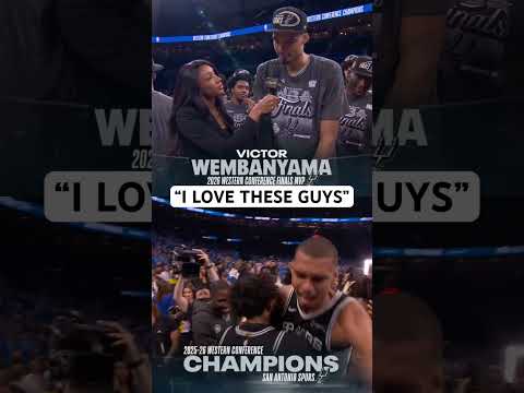 Wemby talks his postgame reaction thumbnail