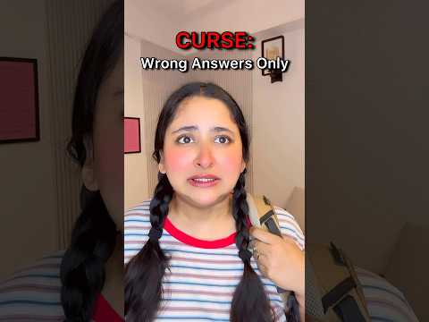 You Can Only Speak Wrong Answers Only #funnyshorts #ytshorts #shorts thumbnail