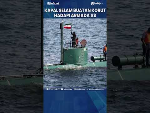 IRAN KERAHKAN KAPAL SELAM BUATAN KORUT DI SELAT HORMUZ, TAK BISA TERDETEKSI RADAR AS #Shorts thumbnail