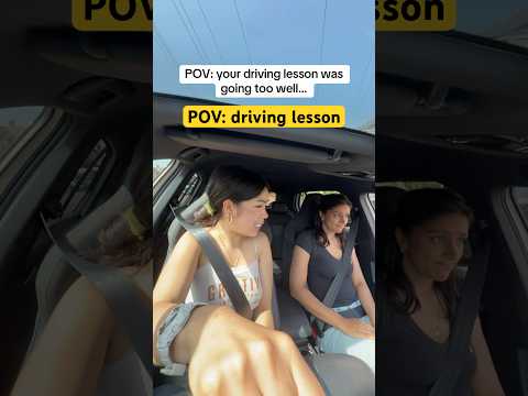 THE DRIVING LESSON WAS GOING TOO WELL… #driving #car #learn #london #pov #funny #relatable thumbnail