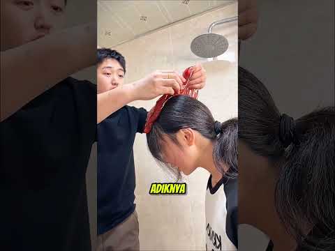 Nekat ngerjain adik pakai water slime, endingnya malah dimarahin emak 🤣 #shortviral thumbnail