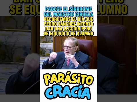 RECORDEMOS EL DÍA QUE PEDRO SÁNCHEZ INTENTÓ DAR UNA LECCIÓN PERO SE EQUIVOCÓ DE ALUMNO thumbnail