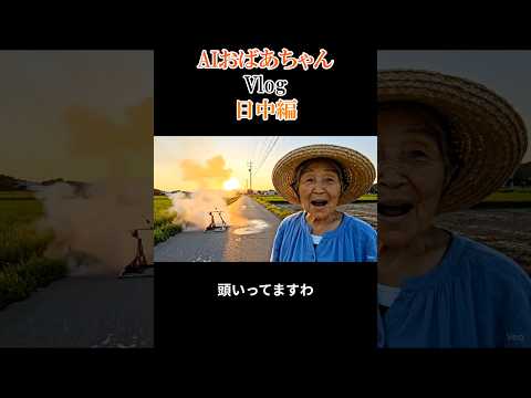 AIおばあちゃんのVlog 日中編 【#62】 #ai #aivideo #aishorts #shorts   #おばあちゃん #vlog #ルーティン thumbnail