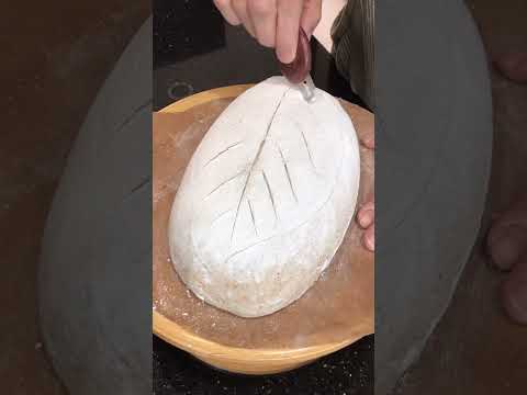Sourdough Scoring #youtubeshorts #baking #sourdough thumbnail