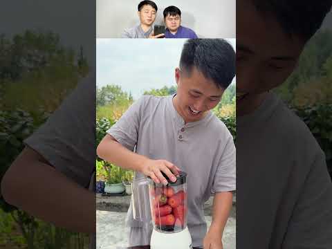 Do you dare to drink cactus juice？ #funny #food #comedy thumbnail