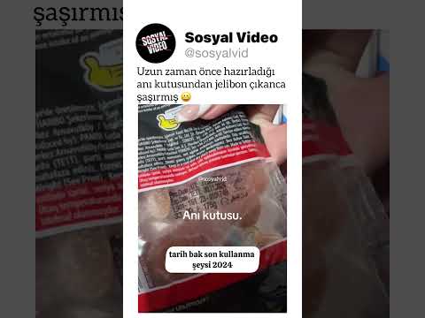 Uzun zaman önce hazırladığı anı kutusundan jelibon çıkanca şaşırmış ? thumbnail