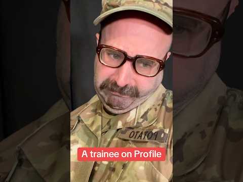 Trainees on profile are as useful as —— on a bill. #comedy #military #army thumbnail