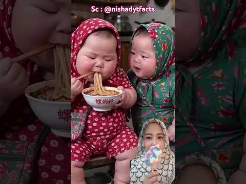 Duo Bestie Makan Mie Ayam ?Tapi Yang satu Gak Di Kasih ?⁉️ @nishadytfacts #shorts #funny thumbnail