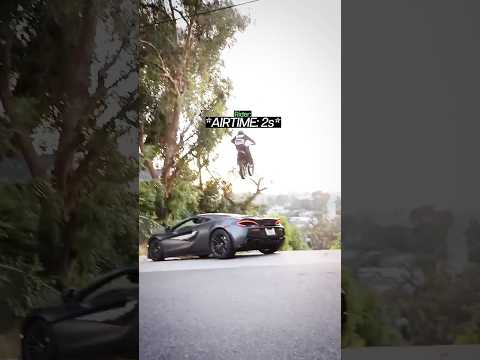 Biker Jumps FULL SPEED Over $250k McLaren😳 @Rileydrickersen thumbnail