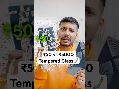 ₹50 vs ₹5000 Tempered Glass? thumbnail