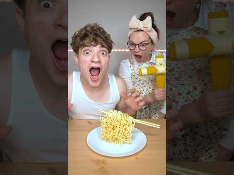 Flying Noodles VS Mom 🍜 thumbnail