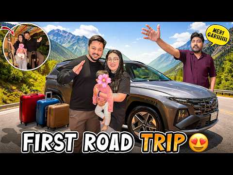 OUR FIRST ROAD TRIP WITH BABY ? | Bhai Ki Gari Chori Ker Le ? | Family Vacation After 1.5 Years♥️ thumbnail