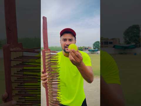 Keel Wala Bat Vs Tennis Bat ? #cricketwithvishal #shorts thumbnail