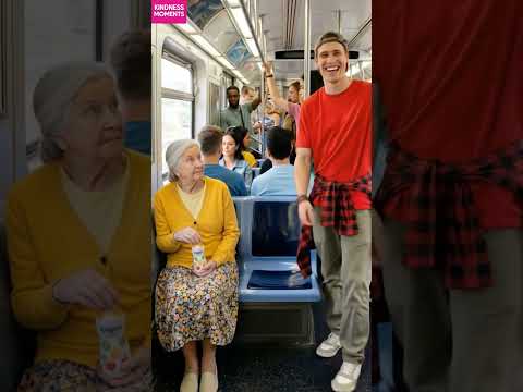 kindness commuter 🚇 instant karma lesson on a crowded train #karma #subway #shorts thumbnail