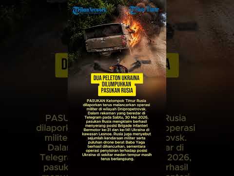 DUA PELETON UKRAINA DILUMPUHKAN PASUKAN RUSIA thumbnail