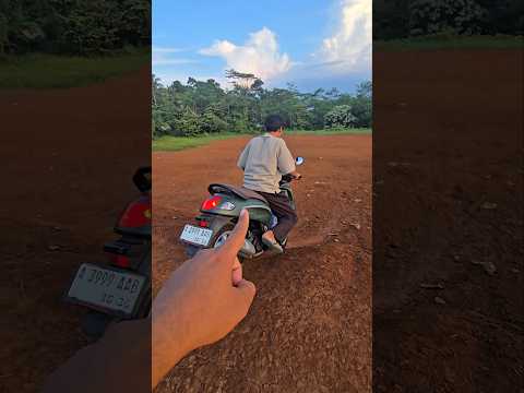 ngikutin temon yang turun make motor #trendingshorts thumbnail