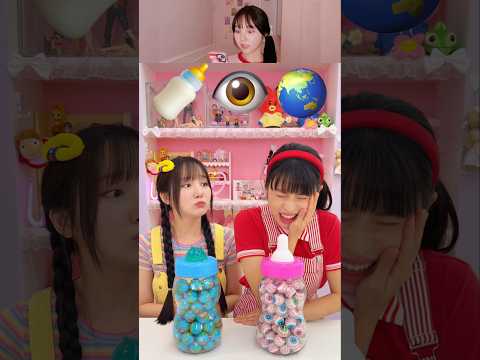 Real VS Jell Big bottle Candy🍼👁🌎 | Reacts thumbnail