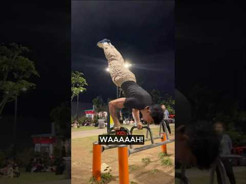 Kid's Had Craziest Reaction to His Calisthenics thumbnail