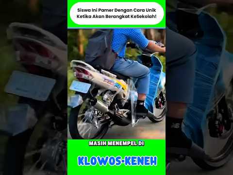 Siswa ini P4mer Dengan Cara Unik Ketika bawa motor! #shorts thumbnail