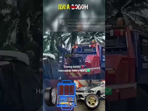 PAKCIK TOWING KECUT "SALAH CARA TOWING PROTON SATRIA, SAMPAI TAYAR TERCABUT" thumbnail
