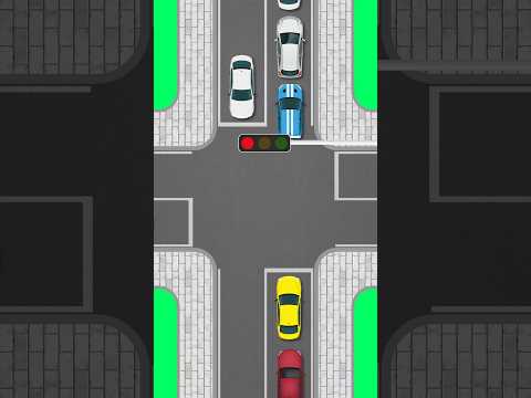 Green Light? DON'T Move! The "Gridlock" Trap ??#shorts thumbnail