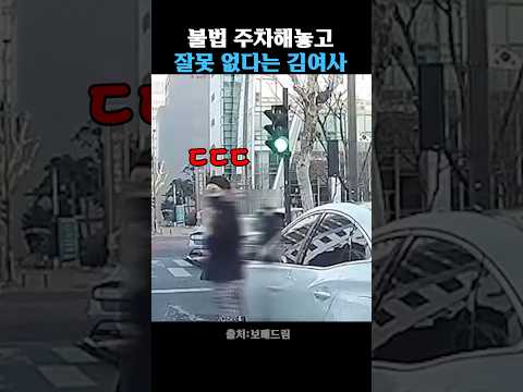 불법주차 해놓고 억제부리는 김여사 thumbnail