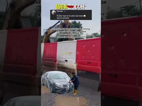 KONTRAKTOR BUAT MYVI TENGGELAM "BUAT JALAN BERLUBANG, TAK TAHU BAIKI" thumbnail