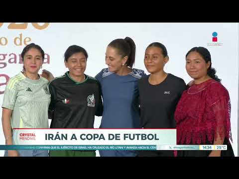 La presidenta Sheinbaum presenta a ganadoras de boletos para partidos inaugurales del Mundial thumbnail