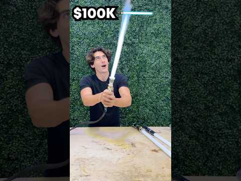 $1 Vs $100,000 Lightsaber thumbnail