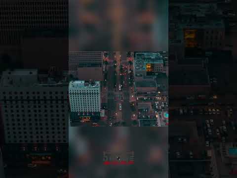 City at Dusk: Aerial Views of Skyscrapers and Bustling Highways! #shorts thumbnail