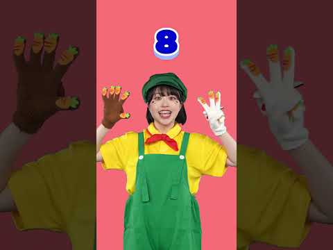 にんじんを数えよう！🥕 #キッズ #numbers #rhythmgame #cartoon #shorts thumbnail