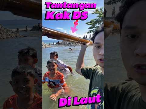 Tantangan kak DS di Laut #comedy #minivlog #anakdesa #tantangan #laut thumbnail