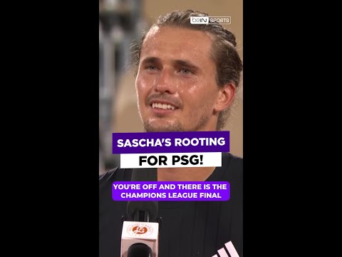 Zverev reveals his pick for the #UCL final! #alexanderzverev #rolandgarros #football #tennis thumbnail
