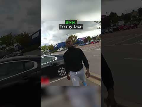 Biker Confronts Crazy Driver thumbnail