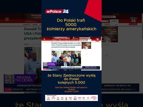 5000 żołnierzy USA do Polski! Sensacyjna decyzja Trumpa thumbnail