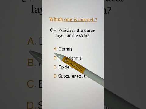 Do you what is the outer layer of the skin called? thumbnail