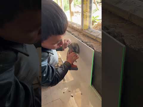 Tile installation P8753#shorts thumbnail