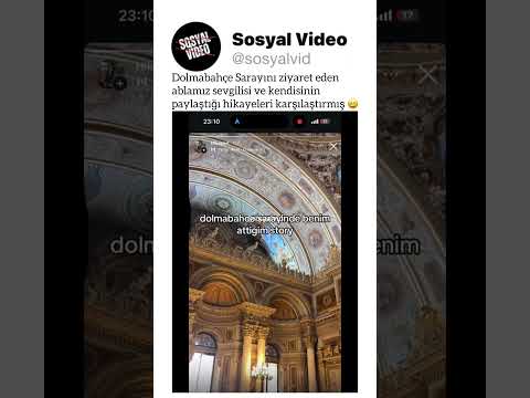 Dolmabahçe Sarayını ziyaret eden çiftin attıkları iki farklı story ? thumbnail