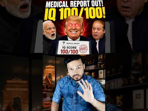 Trump’s SHOCKING Medical Report is OUT! Scores FULL Marks! Indian Citizens Surprised #shorts thumbnail