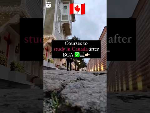 Top courses in Canada after you BCA #shorts #istepmentors #trendingshorts #viralshorts #education thumbnail