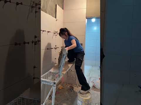 Tile installation P8793#shorts thumbnail