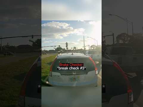 Truck Driver Loses it and slams Annoying Break Checker 😆 thumbnail