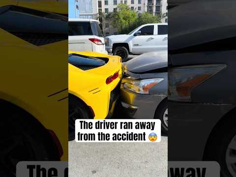 Nissan driver crash into Ferrari and ￼ ran away from the accident.￼￼ thumbnail