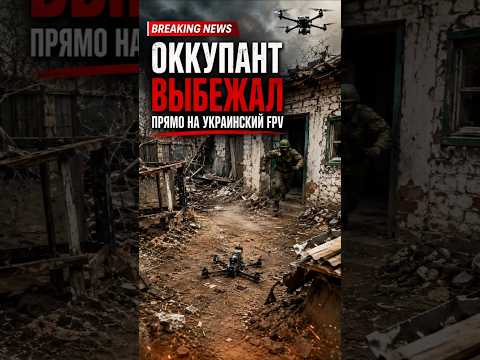 Оккупант выбежал прямо на украинский FPV thumbnail